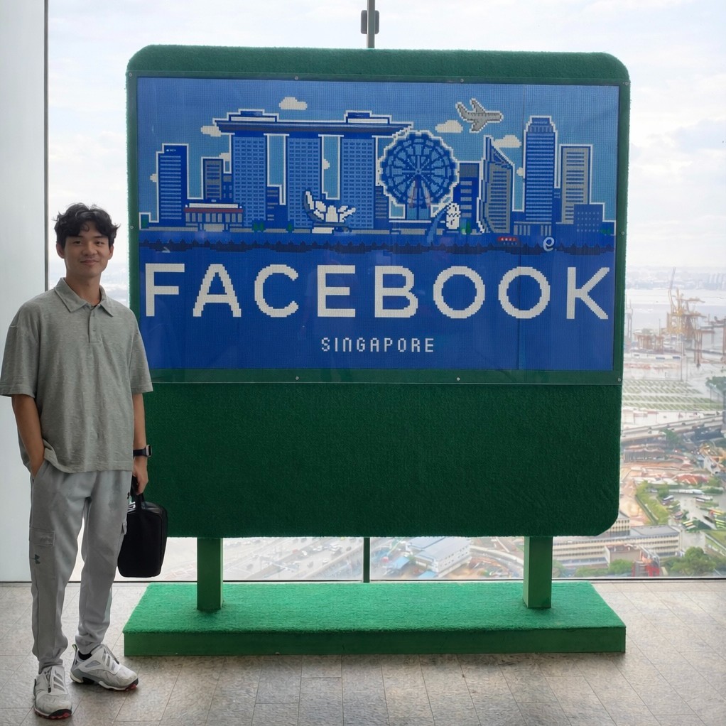 Charis Nicholas Tanzil at Meta Singapore office